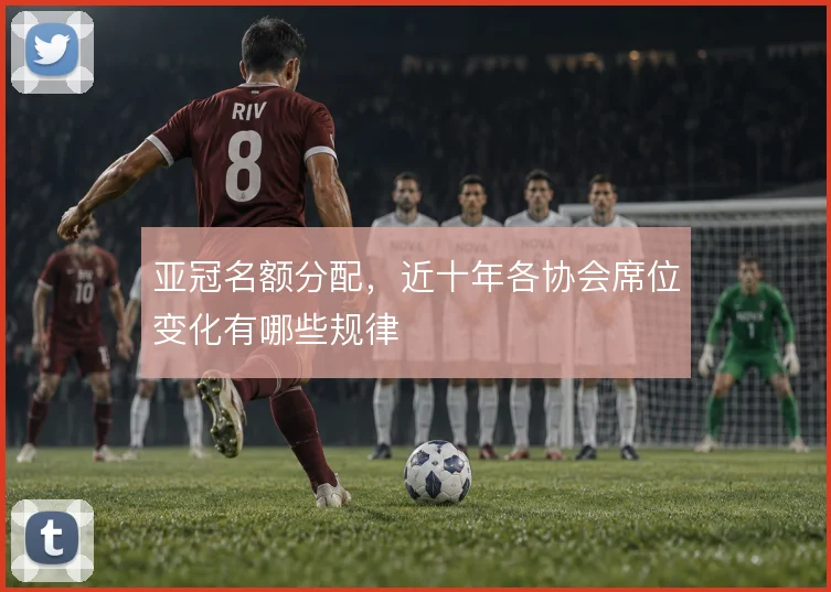 亚冠名额分配，近十年各协会席位变化有哪些规律